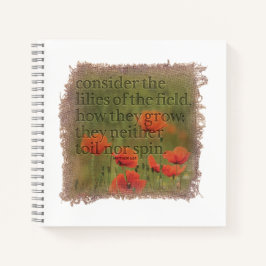 Cuaderno MATTHEW 6:28 Journal