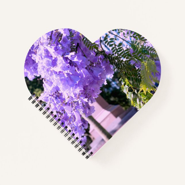 Cuaderno Mauve Bell Heart (Anverso)