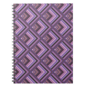 Cuaderno Mauve stripes scale pattern