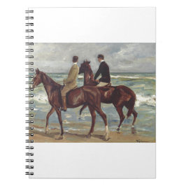 Cuaderno Max Liebermann: Two Riders on the Beach Art