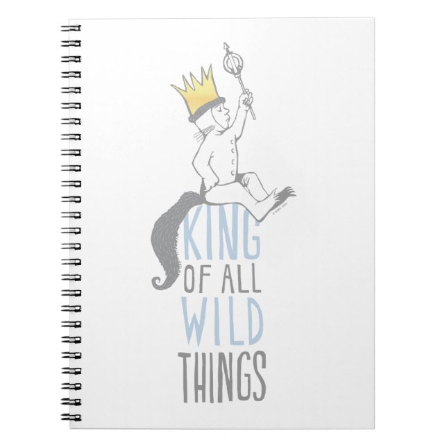 Cuaderno Max | The King of All Wild Things - Blue (Frente)