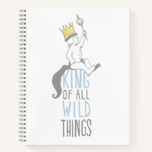 Cuaderno Max   The King of All Wild Things - Blue
