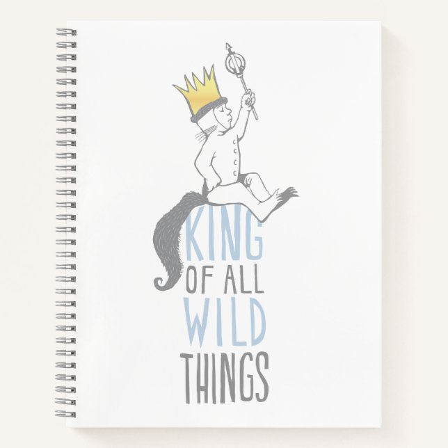 Cuaderno Max | The King of All Wild Things - Blue (Anverso)