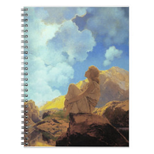 Cuaderno Maxfield Parrish Mañana 1922 Nube Azul Arte Fino