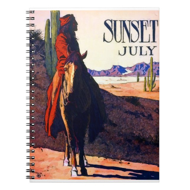 Cuaderno Maynard Dixon Sunset July (Frente)