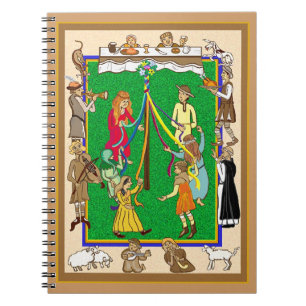 Cuaderno Maypole, fiesta medieval
