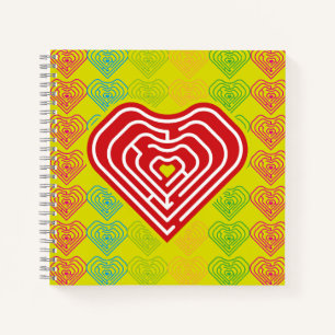 CUADERNO MAZE LOVE HEART BY MASANSER PIXELAT