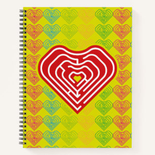 CUADERNO MAZE LOVE HEART BY MASANSER PIXELAT