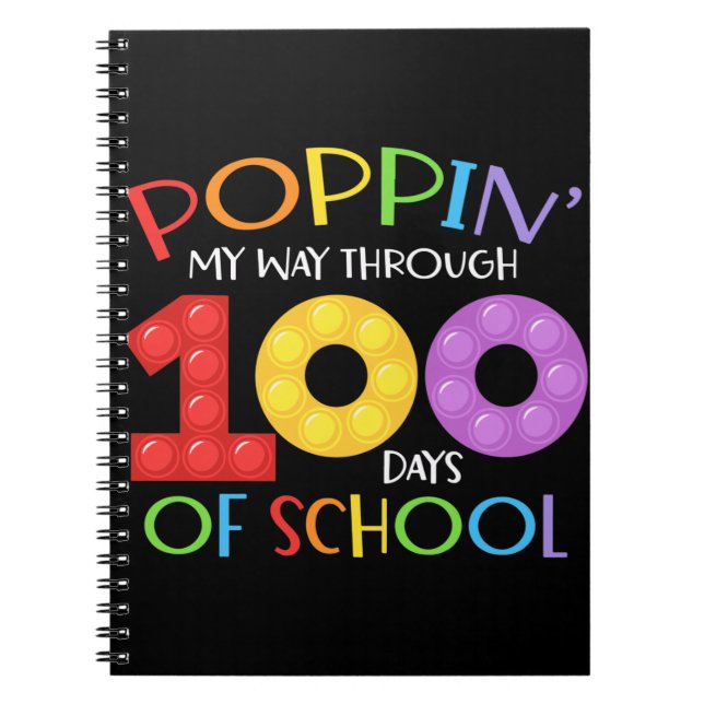 Cuaderno Me abriré camino a través de 100 días de colegio (Frente)
