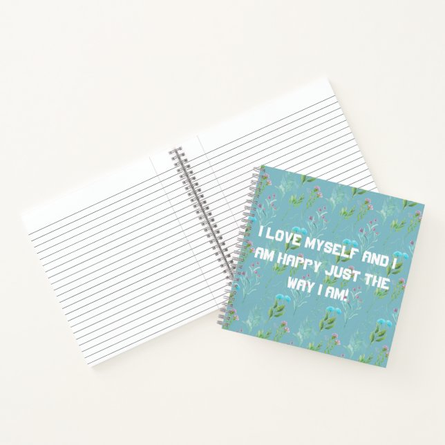Cuaderno Me amo a mí mismo (Interior)