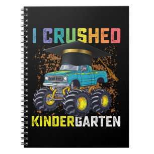 Cuaderno Me aplastó la graduación de camiones monstruo de k