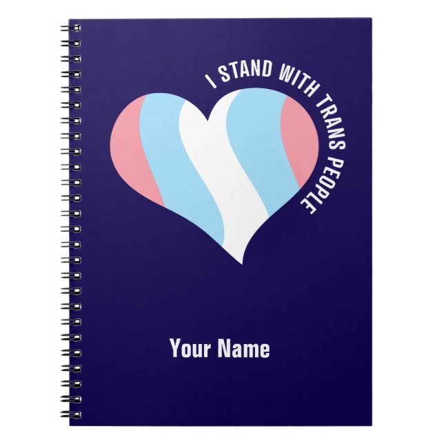 Cuaderno Me Defiendo A Un Portátil Personalizado Trans (Frente)