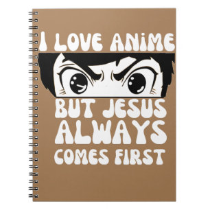Cuaderno Me Encanta Anime Pero Jesús Viene Primero Cristian