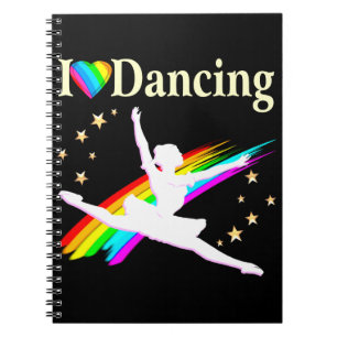 CUADERNO ME ENCANTA BAILAR EL DISEÑO DE BALLERINA