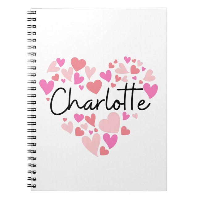 Cuaderno Me encanta Charlotte (Frente)