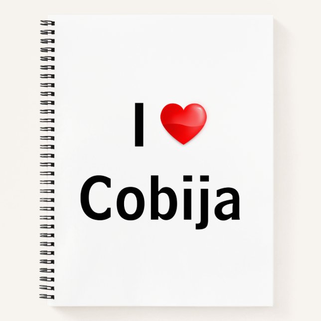Cuaderno Me encanta Cobija (Anverso)