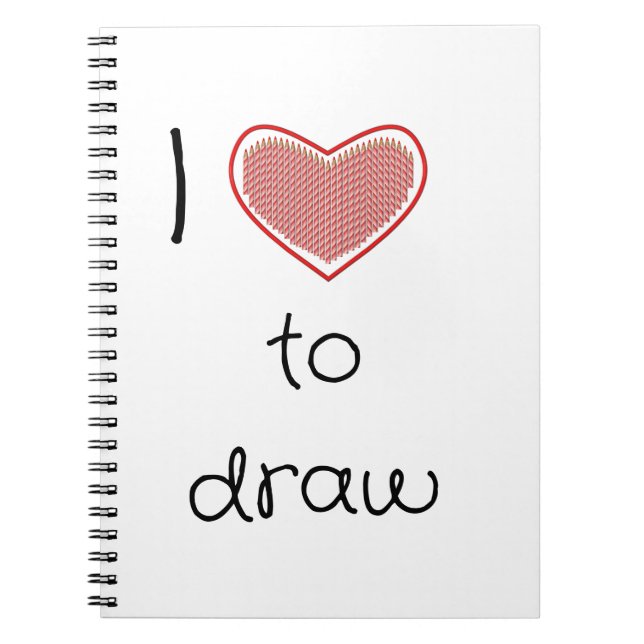 Cuaderno Me encanta dibujar (Frente)