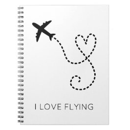 Cuaderno Me Encanta El Fun Del Vuelo Piloto De Aviones De C