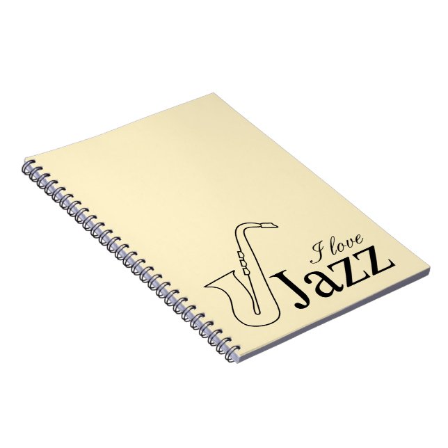 Cuaderno Me encanta el jazz (Lado Derecho)