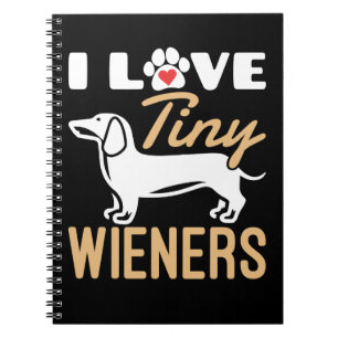 Cuaderno Me Encanta El Perro Dachshund Divertido De Wieners