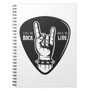 Cuaderno Me encanta el rock