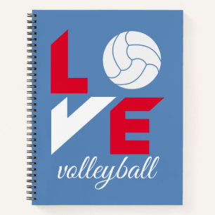 Cuaderno Me encanta el voleibol
