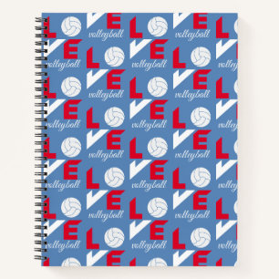 Cuaderno Me encanta el voleibol