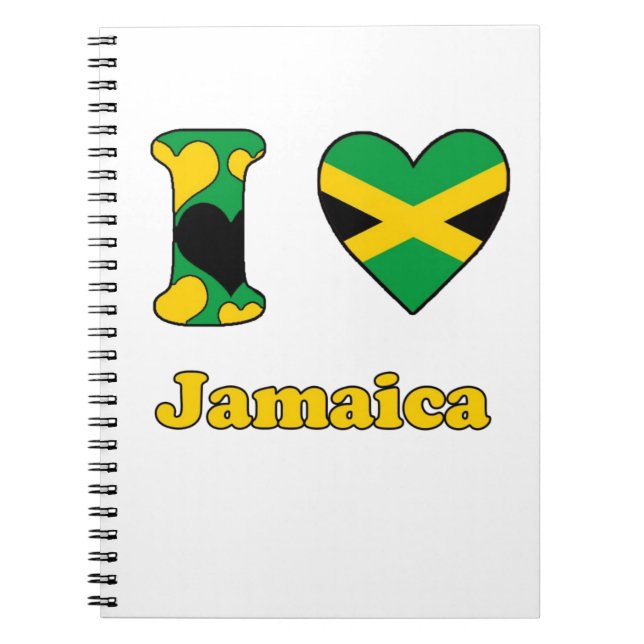 Cuaderno Me encanta Jamaica (Frente)