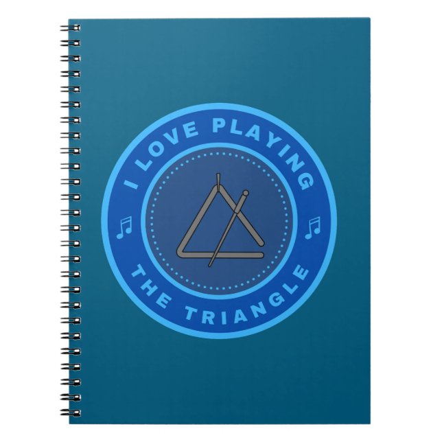 Cuaderno Me encanta jugar al Triángulo (Frente)