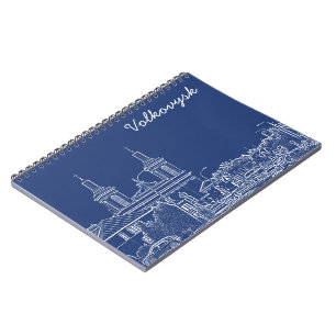 Cuaderno Me encanta la arquitectura de Volkovysk en Bielorr