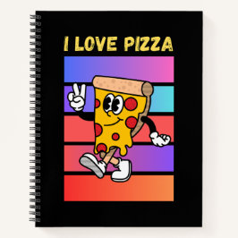 Cuaderno Me encanta la pizza.