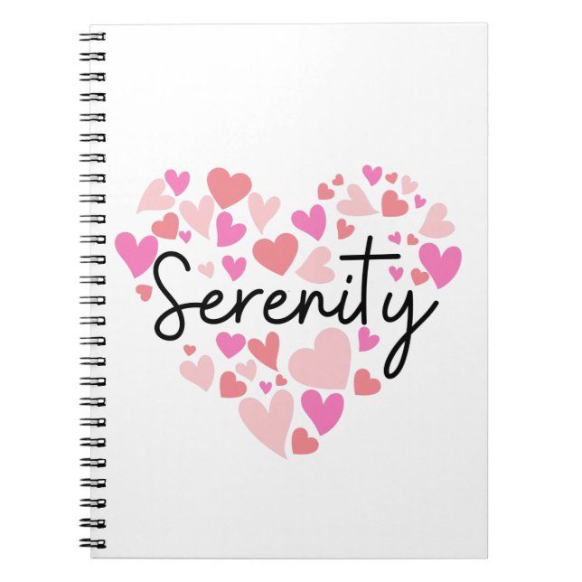 Cuaderno Me encanta la serenidad (Frente)