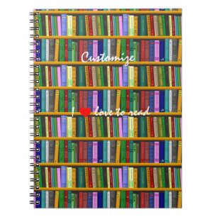 Cuaderno Me encanta leer Books Thunder_Cove