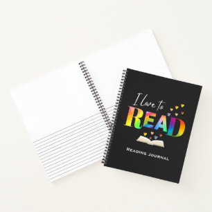 Cuaderno Me Encanta Leer El Bloc De Notas De Lectura
