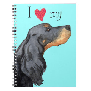 Cuaderno Me encanta mi Gordon Setter