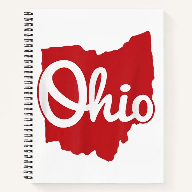 Cuaderno Me encanta mi guión de inicio de Ohio (Anverso)