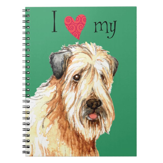 Cuaderno Me encanta mi suave llanta cubierta terrorífica (Frente)