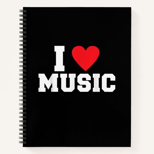 Cuaderno Me encanta Music Lover (Anverso)