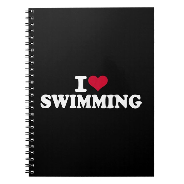Cuaderno Me encanta nadar (Frente)