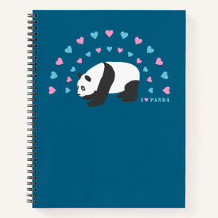 Cuaderno Me encanta Panda Notebook