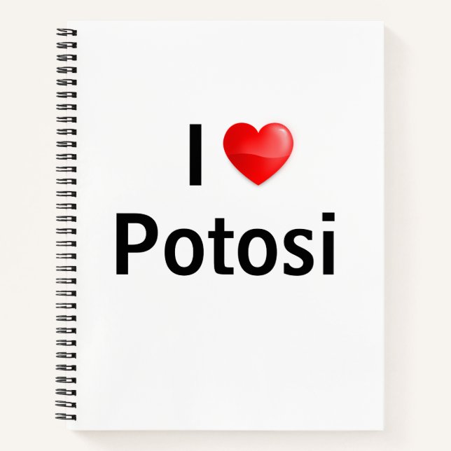 Cuaderno Me encanta Potosi (Anverso)