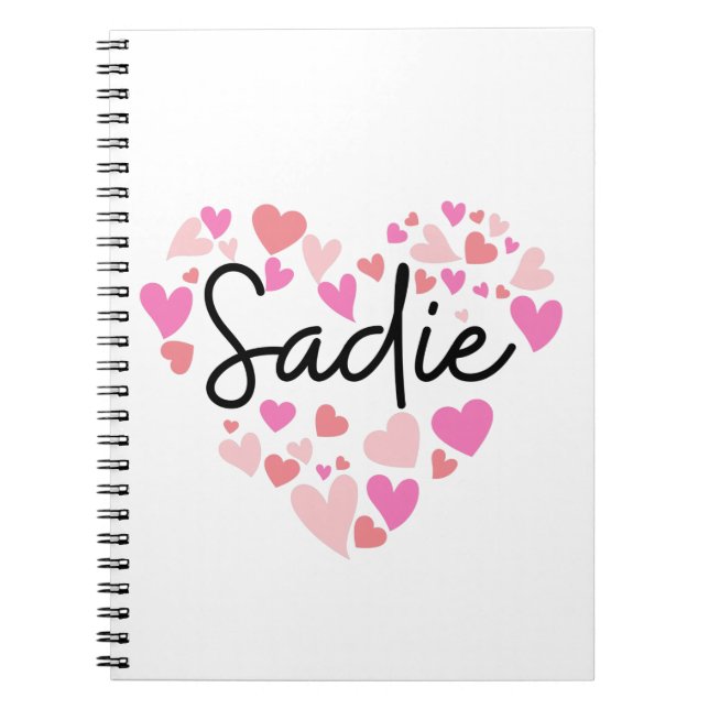 Cuaderno Me encanta Sadie (Frente)