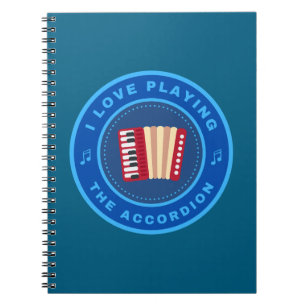 Cuaderno Me encanta tocar el acordeón