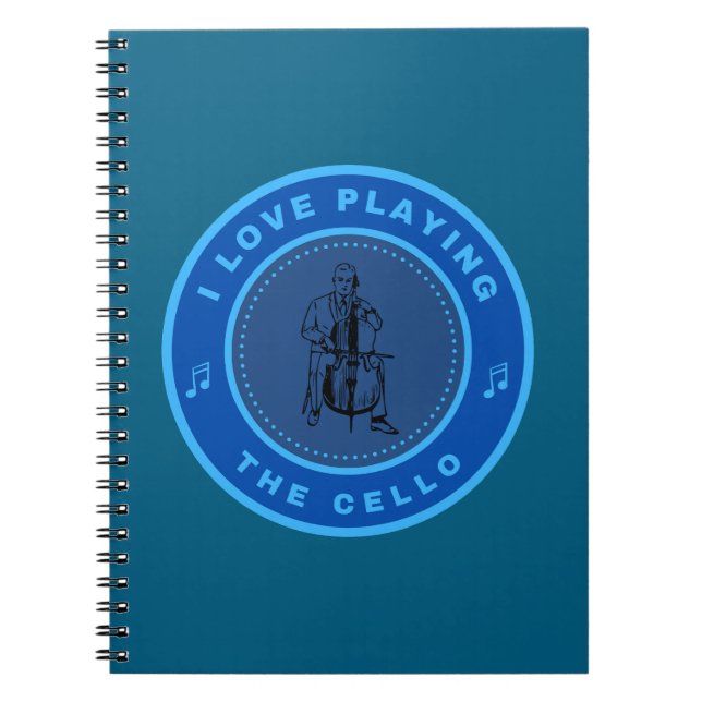 Cuaderno Me encanta tocar el Cello (Frente)