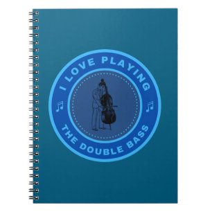 Cuaderno Me encanta tocar el doble trasero