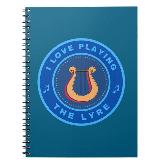Cuaderno Me encanta tocar el Lyre (Frente)