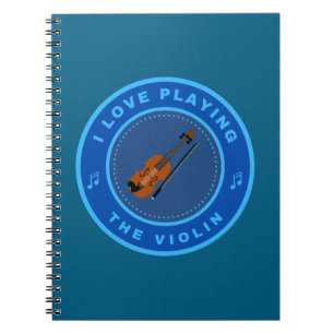 Cuaderno Me encanta tocar el violín