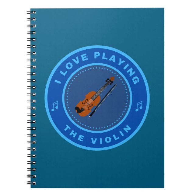 Cuaderno Me encanta tocar el violín (Frente)