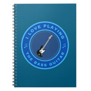 Cuaderno Me encanta tocar la guitarra de Bass