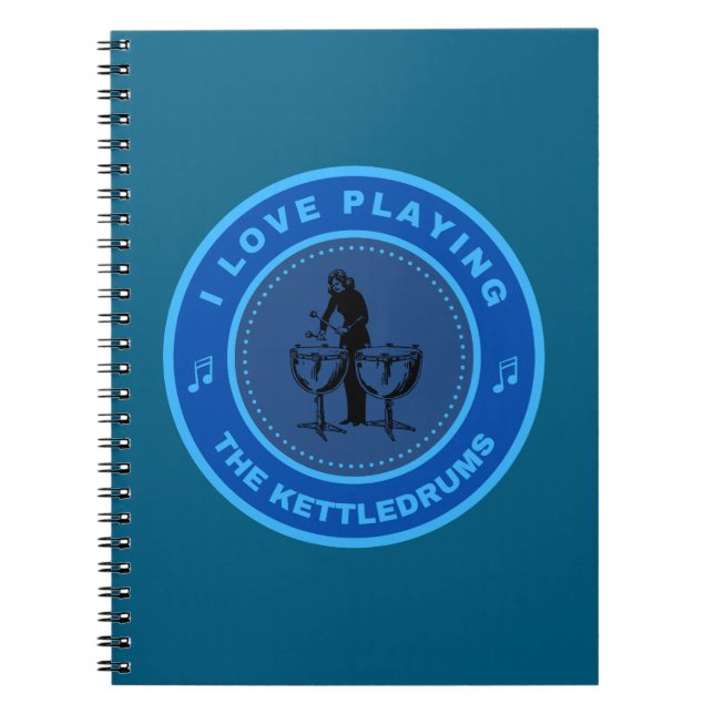 Cuaderno Me encanta tocar los Kettledrums (Frente)